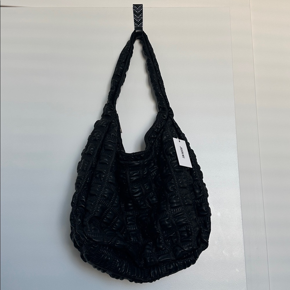 Jason Wu Large Bubble Puff Shoulder Bag Black